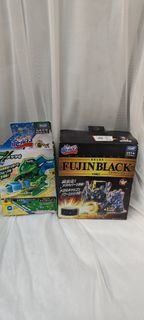 全新兩盒BOTTLEMAN 激鬥瓶蓋超人 BOT-50 鯊魅海神、GTakara Tomy 彈蓋人 Bottleman Starter BOT-09 DX Fujin (Asia Ver.)