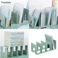 TREA Office Desktop Organizers and Accessories Desk Book Stand 4 Compartments for Office Supplies