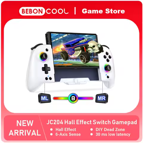 BEBONCOOL JC203 FOR Nintendo Switch/Switch OLED One-piece Joystick Somatic Programmable Gamepad DIY 