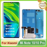6.47" AMOLED Display For Xiaomi Mi Note 10 / Mi Note 10 Pro LCD Display Touch Screen Digitizer For M