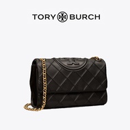 Tory Burch fashion soft leather chain women's bag FLEMING middle 27cm shoulder bag 137301