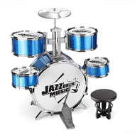 Large children's drums, jazz drums, beginners, children's percussion instruments, music toys, boys and girls, 1-3-6 years old.