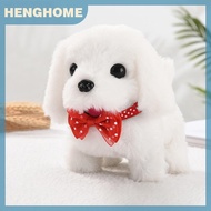 HENGHOME Electronic Simulation Pet Dog Toy Walking Interactive Dog Plush Doll Toys Vibrating Automat