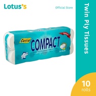 Cutie Compact Twin Ply Tissue (10 Rolls)