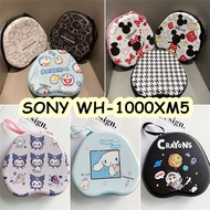【In Stock】For SONY WH-1000XM5 Headphone Case Super Cool CartoonHeadset Earpads Storage Bag Casing Box
