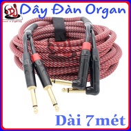 Dây Jack 6 ly 7m tín hiệu nhạc cụ keyboard trống điện Drum