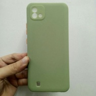 realme c11 2021 case softcase silicon macaron casing realme c11 2021 - hijau muda