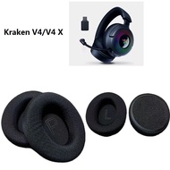 Pad Telinga Asal untuk Razer Kraken V4/V4 X/V4 PRO Games Fon kepala penggantian V4X Penutup Telinga 