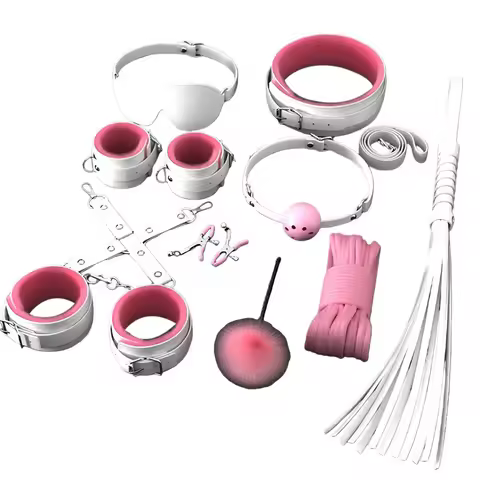Couples BDSM Kit Women's Sexyshop Adult Toys Erotic Accessories Handcuffs Anal Plug Sexual Game for 