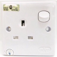 13A Single Switch Socket Outlet 13A (SIRIM) Switch Electric One Gang Electric Socket 13A