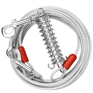 【XIAOYU Pet House】 4.5m Leash Camping Dog Leash Steel Wire Dog Walking Leash Garden Pet Wire Leash P