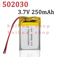 3.7V 250mAh 502030   Polymer Lithium Battery Lithium Ion Battery For Power Bank GPS 100% Real Capaci