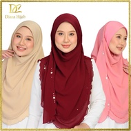 TUDUNG SARUNG INSTANT HELENA PROMOSI RAYA 2025 CHIFFON AWING SCUBA Hijab Dewasa Busuness Wedding Cas