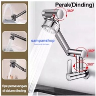 Flexible Swan Kitchen Faucet / Sink Faucet Water Faucet Wall Mounted Dishwashing Faucet / 360 Rotati