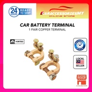VORTEQ Universal Copper Car Battery Terminal Head Clamp 12V (1 Pair) NS60 NS70 N70Z