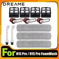 Dreame H15 Pro/H15 Pro FoamWash Wet Dry Vacuum Cleaner Accessories Soft Brush Wet Dry Roller Hepa Fi