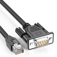 KIN Networking Equipment Connection Cable RJ45 to DB9 RS232 Serial Port Connector Wire Adapter Cord 