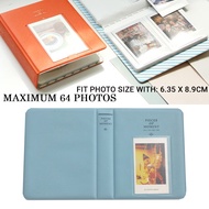 🔥NEW Ready Stock🔥 Mini Photo Album up to 64 Photos Holder Fit Photo Size With 6.35 x 8.9cm SKY BLUE