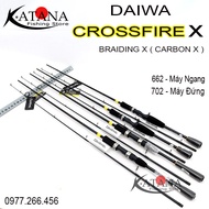 Cần Câu Lure Daiwa Crossfire X - chính hãng - giá tốt - máy ngang máy đứng