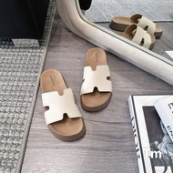 Women's Sandals Thick Sole H-shaped Straps - 4cm Luxurious Form Easy To Coordinate Hot Trend H7011