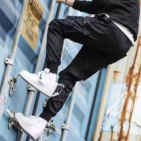 2026 New Cargo Pants for Men Mens Fashion Joggers Sports Pants Casual Cargo Pants Gym Sweatpants Tro