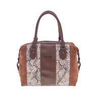 David Jones Barsony PU Leather Branded Women's Handbag - Factory Outlet Import