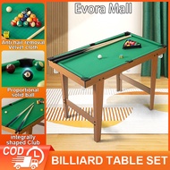 Evora Billiards Table Set Mini Billiard Table For Kids Wooden Tabletop Tall Feet Pool Table Set