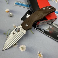 มีดพับ Spyderco Sage5 FRN Pln C123BK