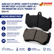 SCHAFFEN BRAKE PAD (AD1) (D1760 / SF6119) AUDI A3/ AUDI TT MK3 / VW MK7 GOLF GTI / MK8 / VW PASSAT B