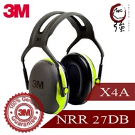 3M X4A อุปกรณ์ครอบหูลดเสียง PELTOR Earmuffs Over-the-Head NRR 27dB X4A (3MEMX4A)