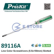 Pro'sKit 89116A / SD-5116A Line Color Screwdriver (5.0x150mm)
