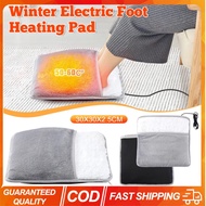 2PCS Winter Electric Foot Heating Pad Foot Warmer Heater USB Foot Heater Soft Plush Washable Improve