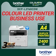 Brother MFC-L3760CDW All in One Wireless Colour Laser Printer Auto 2-sided Print USB Direct Scan Cop
