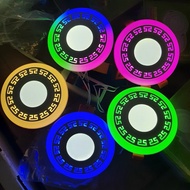 6w Ceiling Light, 3w Color Border Led Ceiling Light + 3 Patterned Borders