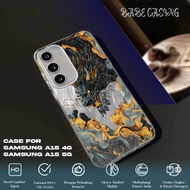 CASE SAMSUNG A15 4G / 5G CASING HANDPHONE SAMSUNG A15 4G FEATHER LASER PREMIUM MATTE - DRAGON MOTIF 