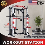 Smith machine workout Station multi function Power cage station squat Gym equipment exercise Alat se