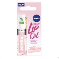 Nivea Lip Oil Clear Glow/Pink Rock