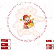 4D + Toto Spinning Keychain Bundle Cute Charm Fortune Lucky Wedding Christmas Gift for Friend HUAT A