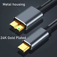 USB 3.1 Type-C to USB 3.0 Micro B 0.25m 0.5m 1m 2m 3m 24K OTG Data Cable for mobile external SSD HDD