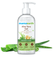 mamaearth Aloe Vera Gel with Pure Aloe Vera &amp; Vitamin E for Skin and Hair - 300ml