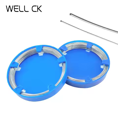 WELL CK 1 Roll Dental Stainless Steel Arch Wire 0.5/0.6/0.7/0.8/0.9/1.0mm For Orthodontic Teeth Surg