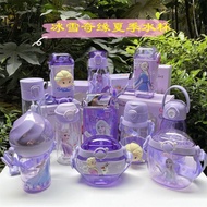 water bottle Disney Frozen Summer Children's Water Cup Princess Elsa Student Portable Water Bottle S