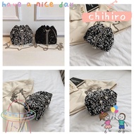CHIHIRO Evening Banquet Bag, Sequin Chain Chain Sequin Shoulder Bag, Gift Bucket Bag