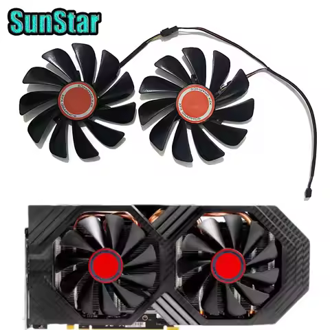 NEW 95MM FDC10U12S9-C CF1010U12S RX 580 RX 590 GME GPU Cooling Fan For XFX RX 590 580 VGA Video Card