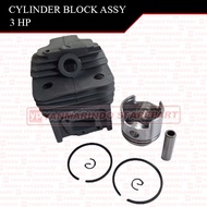 MESIN 3HP Cylinder Block Assy Complete Block for Nikosilen 3 Outboard Engines hp