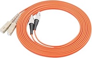 SC-FC Duplex Fiber Optic Patch Cable - OM1 OM2, Length 1-10m, 0.3dB - 10 Pack(10mtr 62.5-125um)