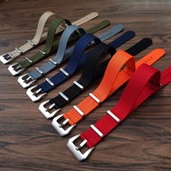 Premium 20mm 22mm Seatbelt Watch Band Nylon Strap 007 James Bond Military Replacement Watch Strap Bl