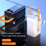 160000mAh 120W fast charging power bank Original brand Portable powerbank with Led Digital Display U