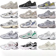 NB 530 Silver Vintage Dad Shoes Men's and Women's Height Booster Shoes Casual Breathable Sneakers MR