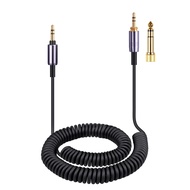 weishan ATH-M50xBT Cable Coiled Aux Cord 3.5mm(1/8") Extension Wire with 6.35mm(1/4") Adapter 14ft R
